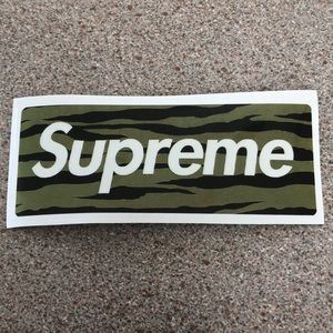 Green supreme sticker